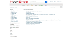 Desktop Screenshot of help.inbox.lv