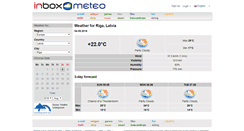 Desktop Screenshot of meteo.inbox.lv