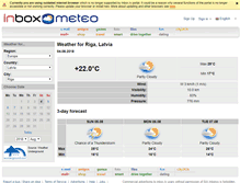 Tablet Screenshot of meteo.inbox.lv