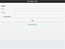 Tablet Screenshot of inbox.de