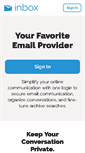 Mobile Screenshot of inbox.com