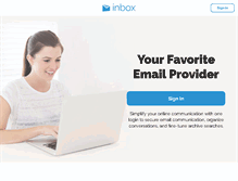 Tablet Screenshot of inbox.com