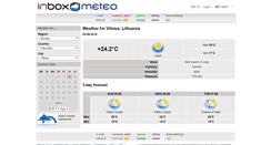 Desktop Screenshot of meteo.inbox.lt