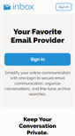 Mobile Screenshot of mail-login.inbox.com